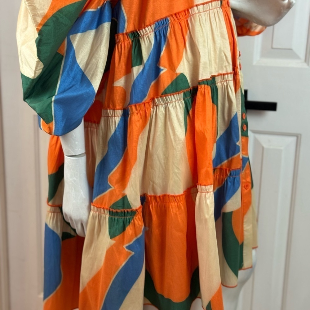 LOVE HICHLICHT Colorful Geometric Women's Dress Size 3XL. C21 - Picture 5 of 16